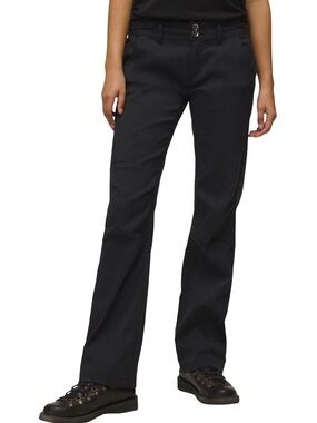Prana Halle Pant II Women's Black Straight leg Convert size 14 short